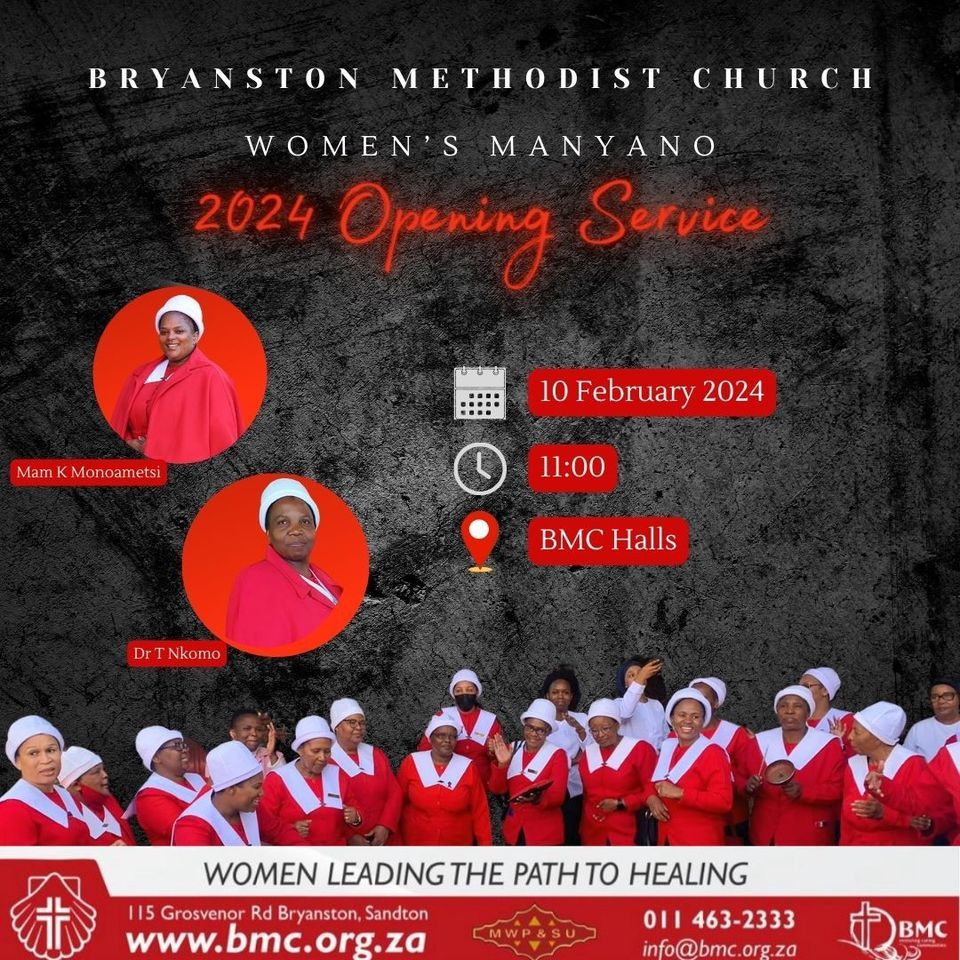 BMC Women’s Manyano 2024 Opening Service, 115117 Grosvenor Street