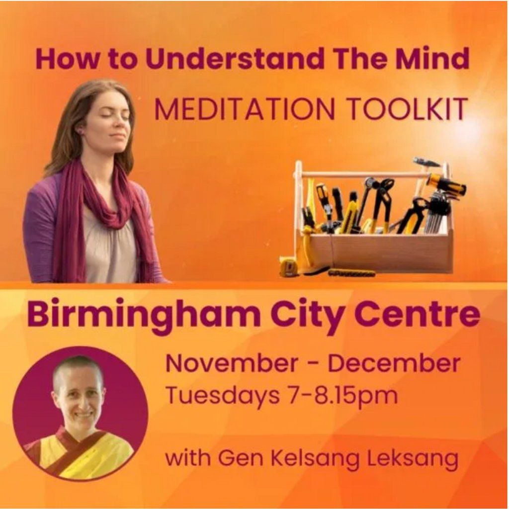 How To Understand The Mind - Meditation Toolkit, 9 December | Event in Birmingham | AllEvents