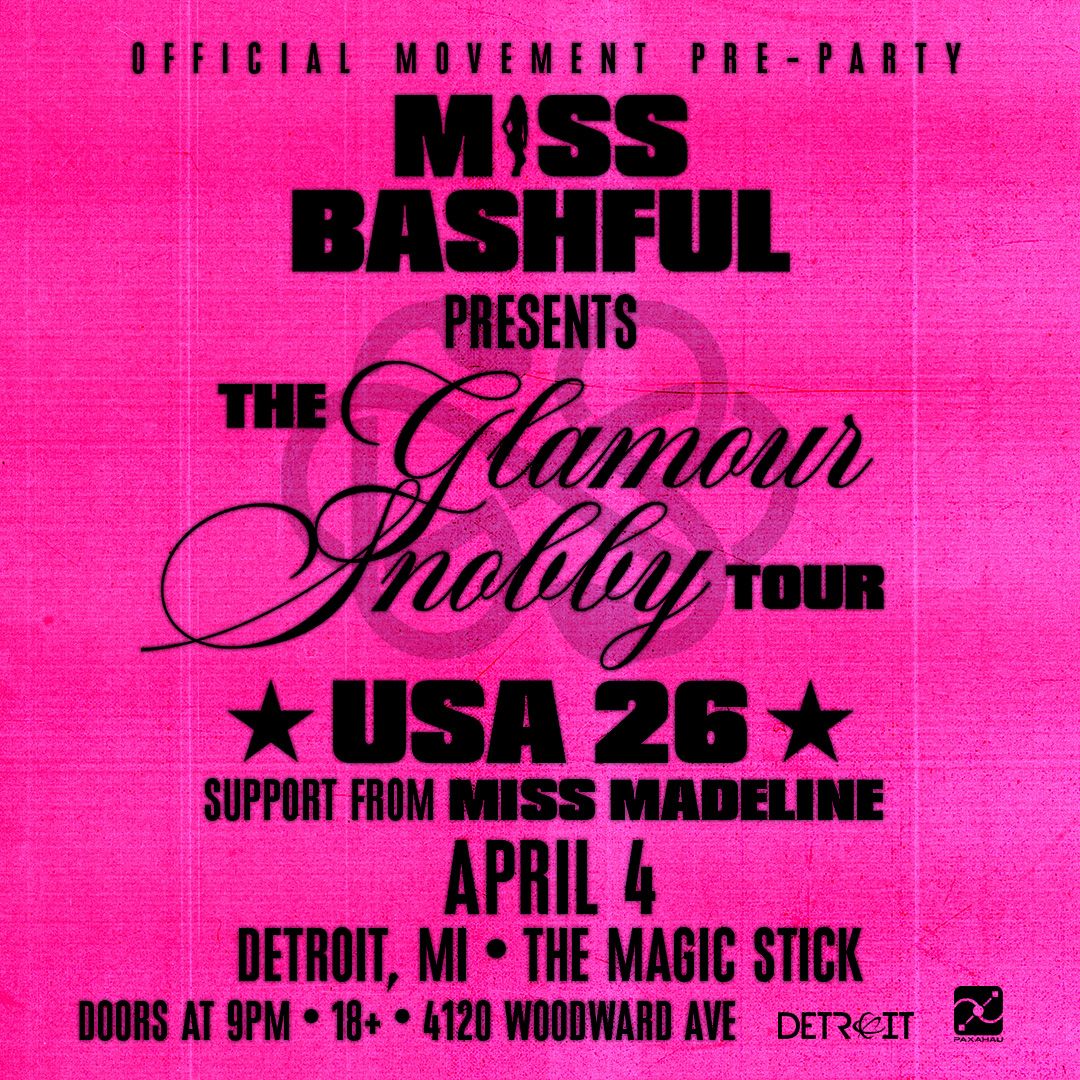 Miss Bashful: The Glamour Snobby USA at Fonda Theatre, 13 March | Event in Los Angeles | AllEvents