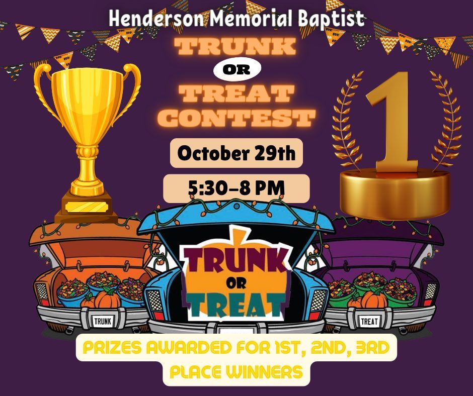 HMBC Annual Fall Fest/ Trunk or Treat, 501 Noel Ave, Hopkinsville, KY