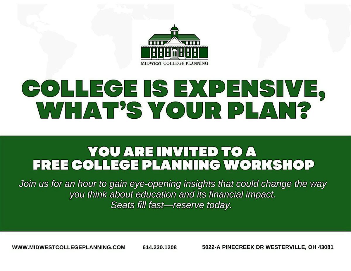Free College Planning Workshop, 11 February | Event in Westerville | AllEvents
