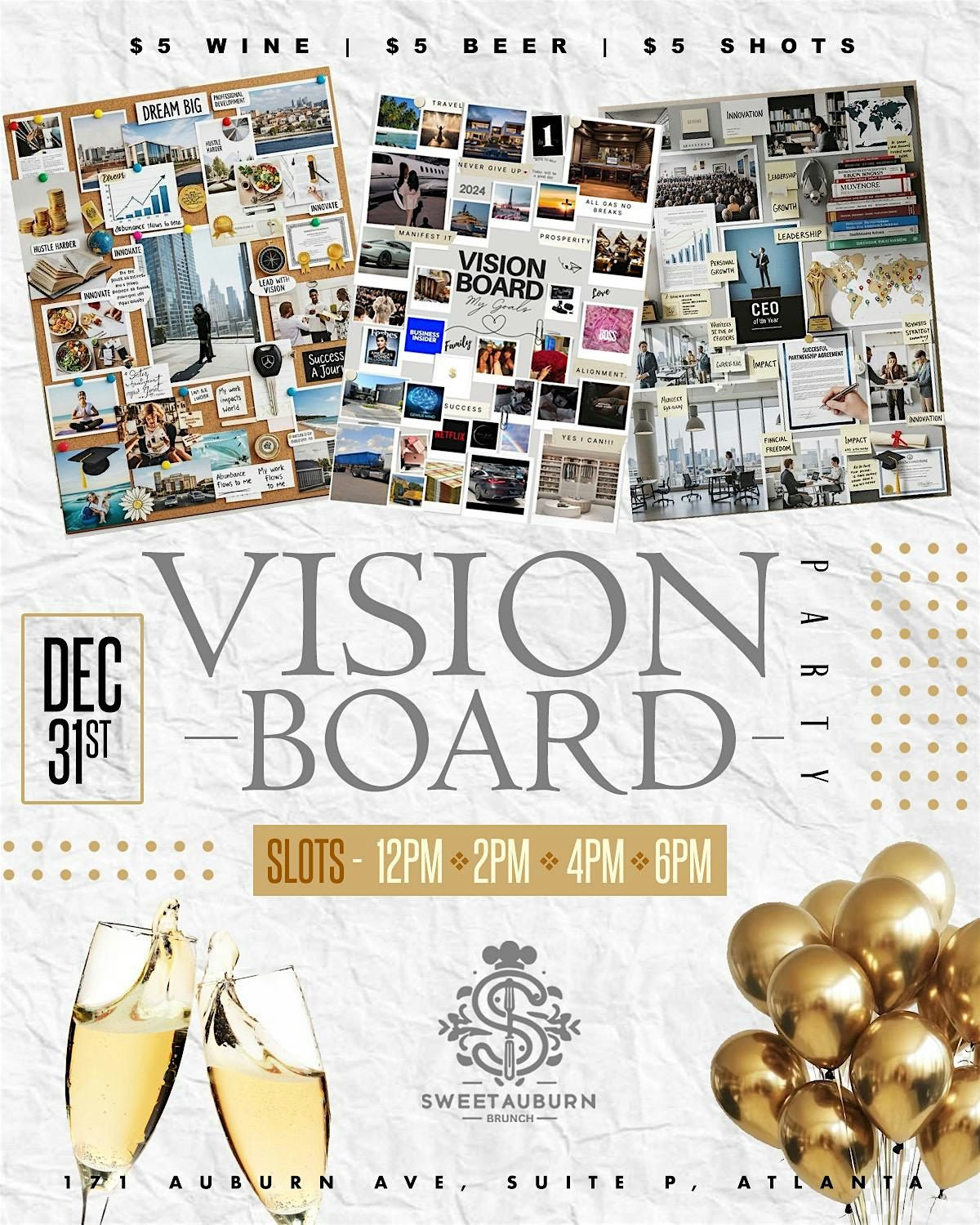 Vision Board Party @ Sweet Auburn Brunch, 31 December | Event in Atlanta | AllEvents