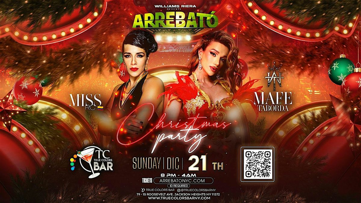 A R R E B A T O - Christmas Party, 21 December | Event in Queens | AllEvents