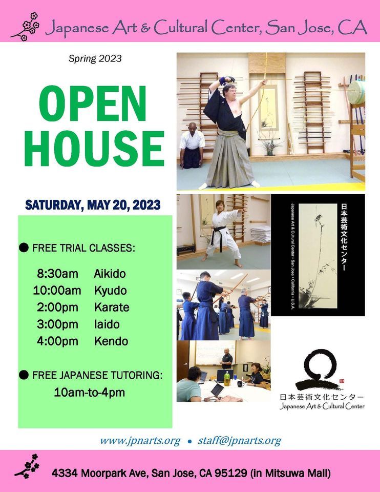 Open House (Spring 2023) at Japanese Art & Cultural Center, 4334