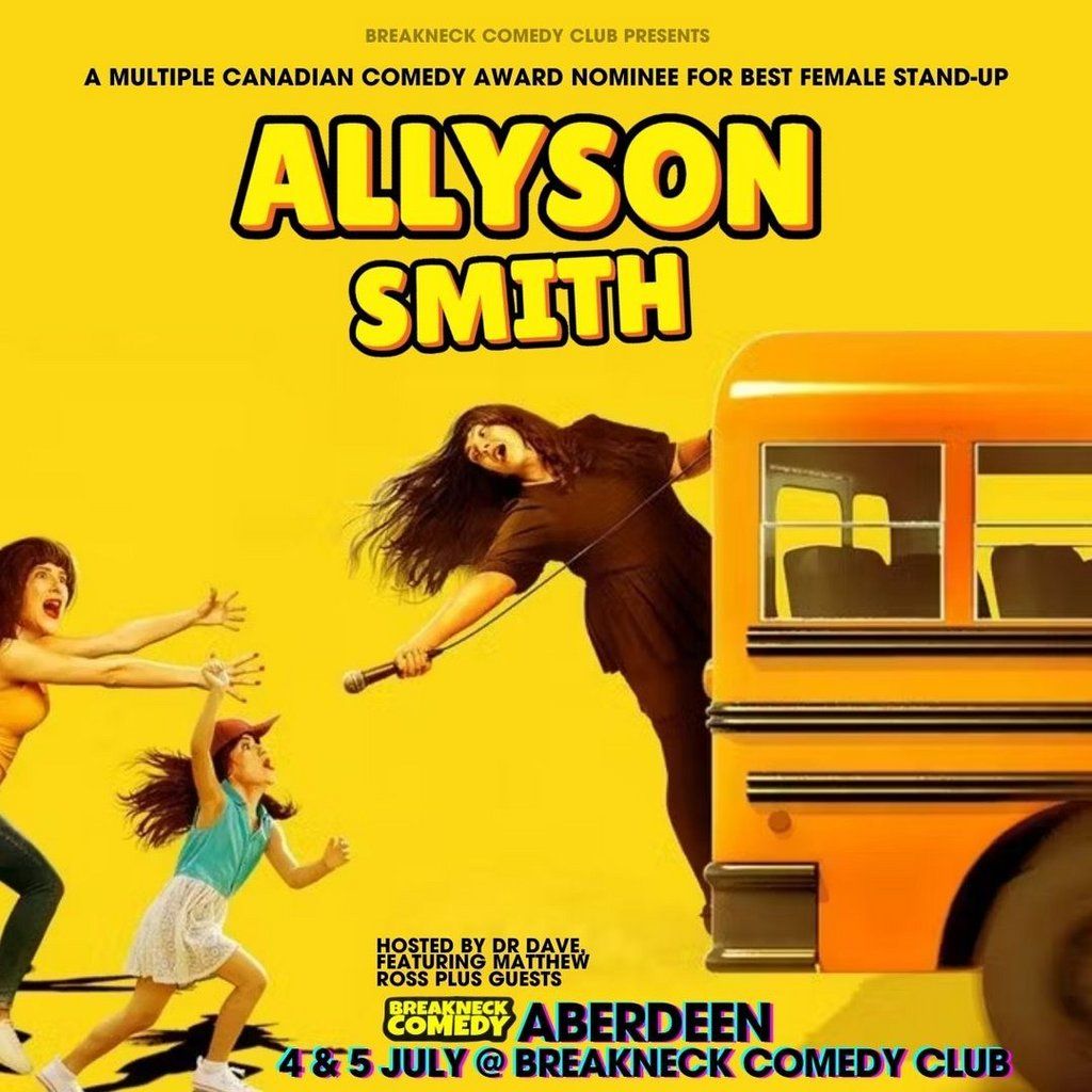 Allyson Smith : Live, 4 July | Event in Aberdeen | AllEvents