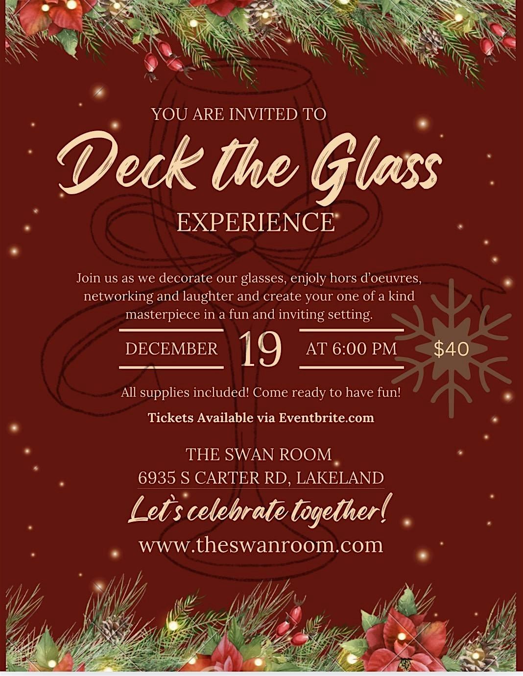 Deck The Glass Experience, 19 December | Event in Lakeland | AllEvents