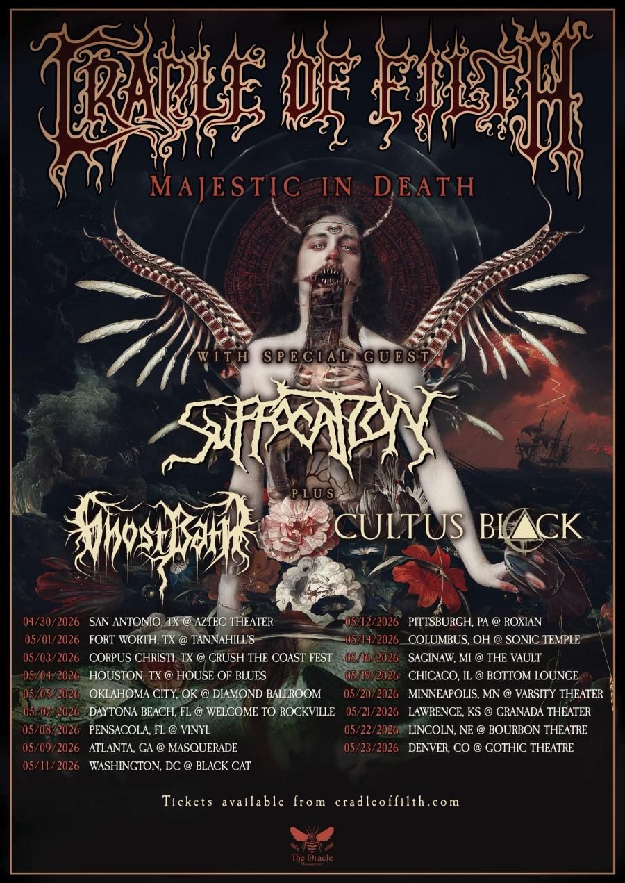 Cradle of Filth, Starland Ballroom, Sayreville, 17 October 2026 | AllEvents