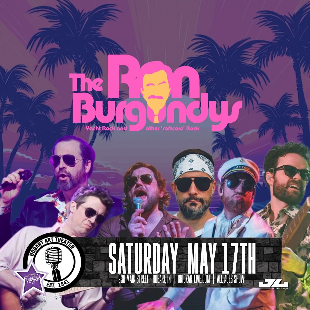 Yacht Rock Night: The Ron Burgundys, 16 May | Event in Hobart | AllEvents
