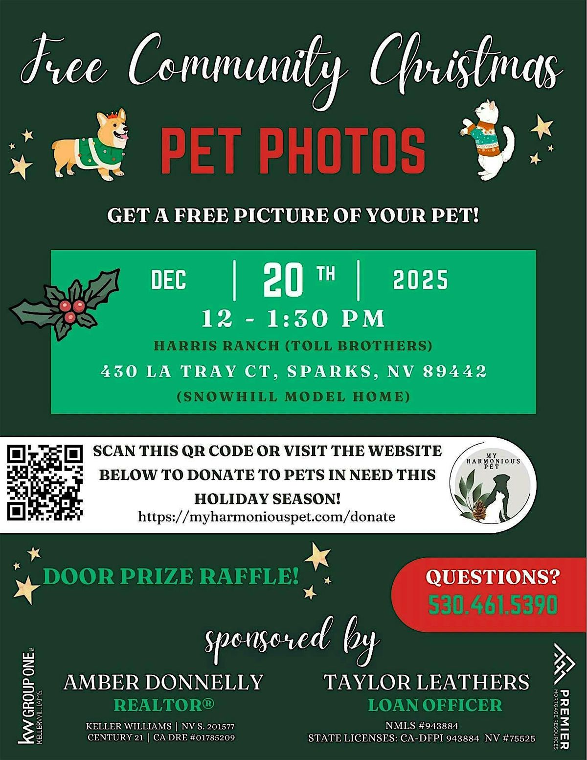 Free Community Christmas Pet Photos, 20 December | Event in Sparks | AllEvents
