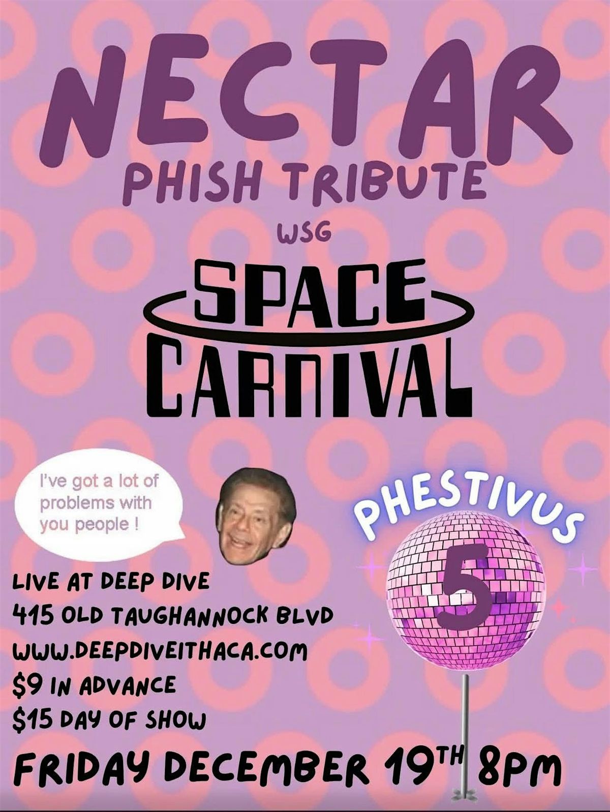 Phestivus V w/ Nectar & Space Carnival, 19 December | Event in Ithaca | AllEvents