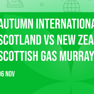Autumn Internationals - Scotland vs New Zealand at Scottish Gas Murrayfield Stadium