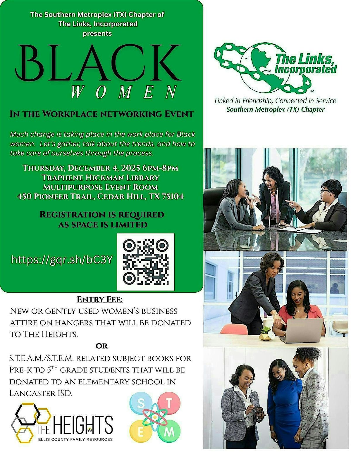 Black Women in the Workplace Networking Event, 4 December | Event in Cedar Hill | AllEvents