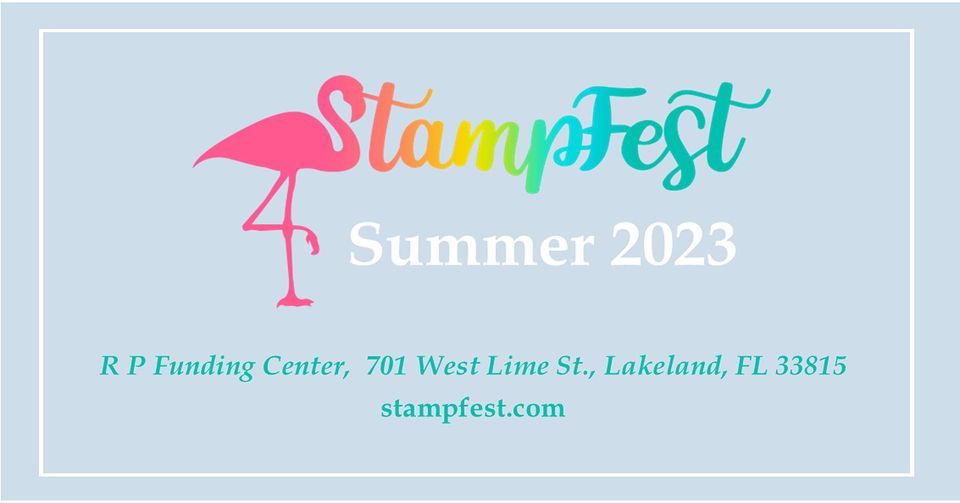 StampFest Summer 2023Rubber Stamp, Scrapbook and Paper Crafts Show, RP