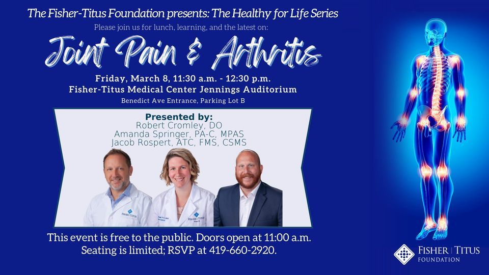 FisherTitus Foundations Healthy For Life Series Joint & Arthritis