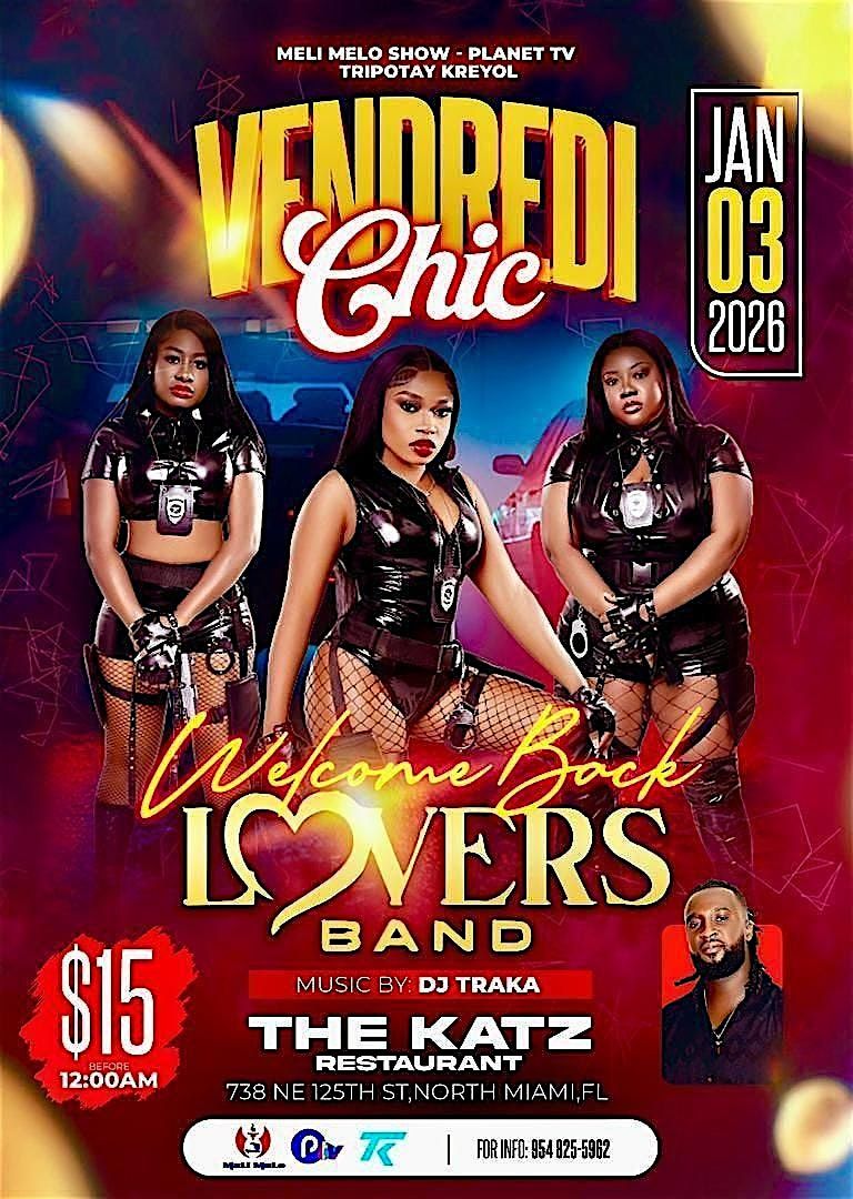 WELCOME BACK LOVERS BAND, 3 January | Event in North Miami | AllEvents