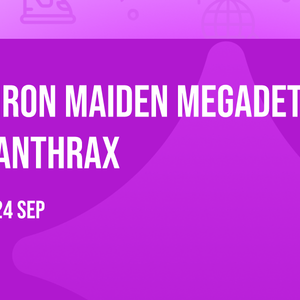 Iron Maiden Megadeth & Anthrax