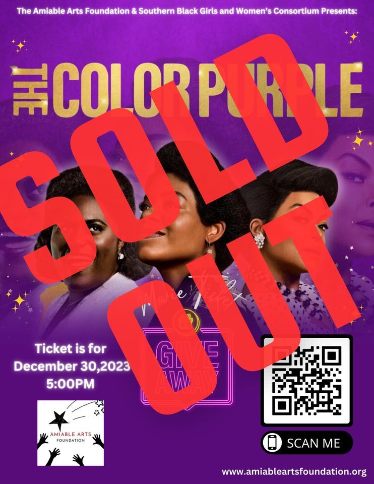 Free Showing of “THE COLOR PURPLE”, Tinsletown Pearl Mississippi