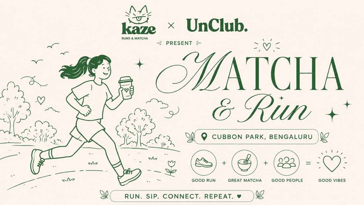 Run & Matcha at Cubbon Park