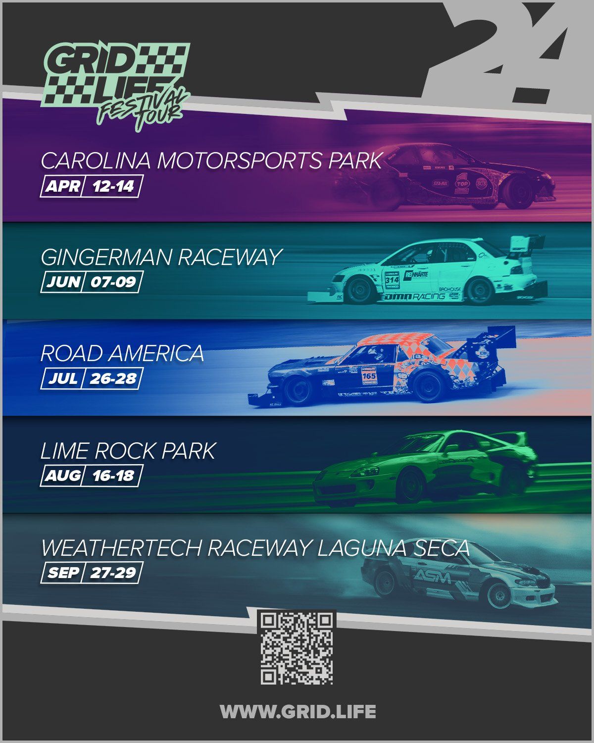 GRIDLIFE - Saturday at Carolina Motorsports Park, 18 April | Event in Kershaw | AllEvents