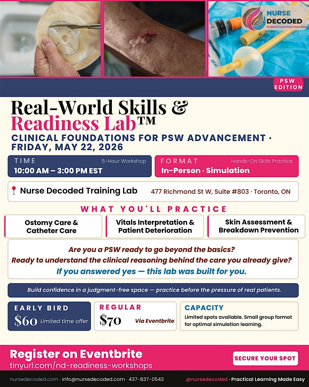 Real-World Skills & Readiness Lab™: Foundations for PSW Advancement in ...