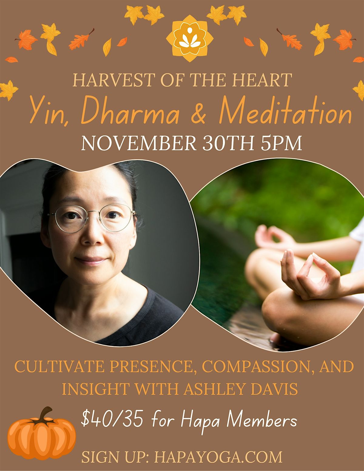 Harvest of the Heart: Yin, Dharma & Meditation, 30 November | Event in San Diego | AllEvents
