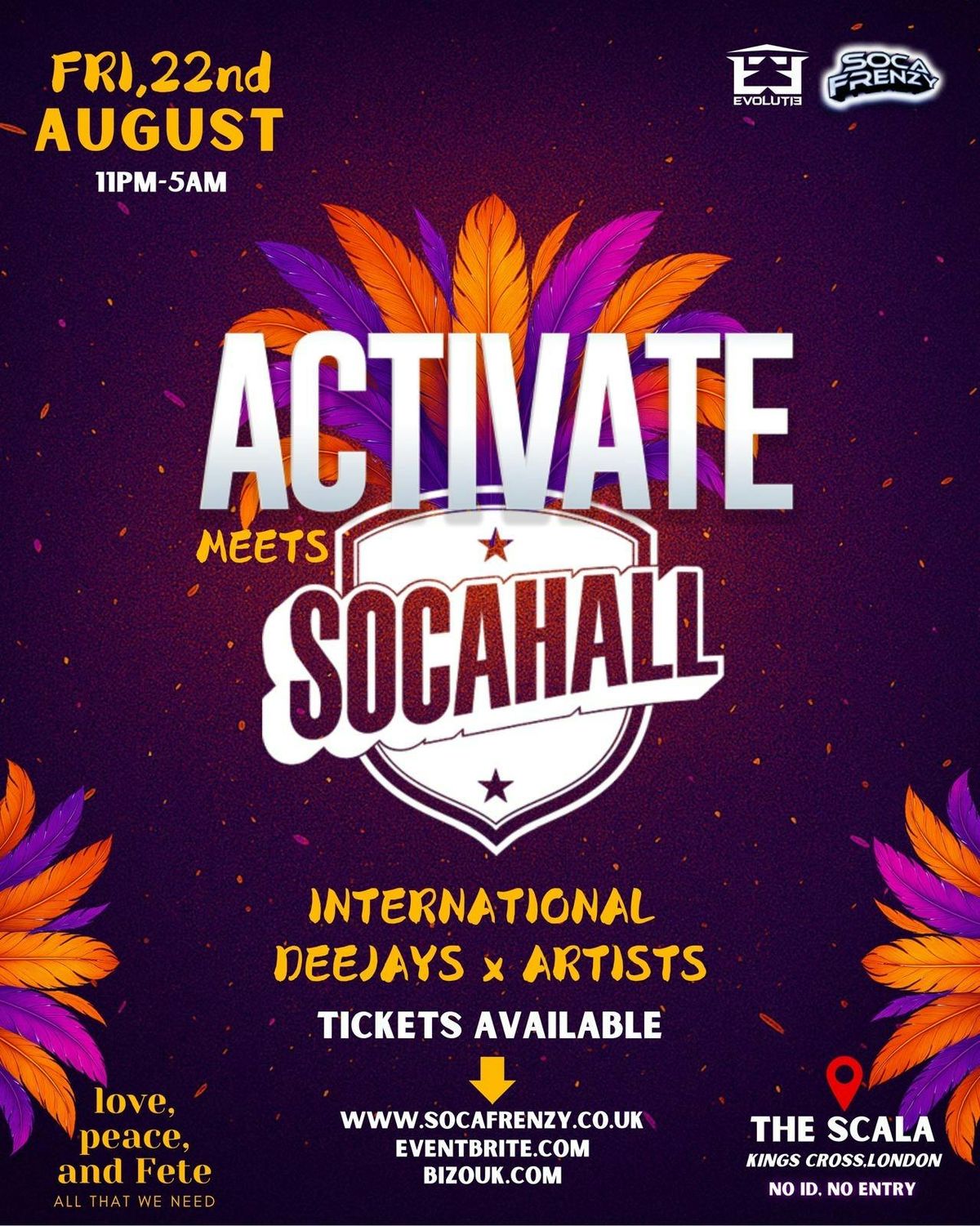 Activate Meets SocaHall -  Nottinghill Carnival Starter 2025, 22 August | Event in London | AllEvents