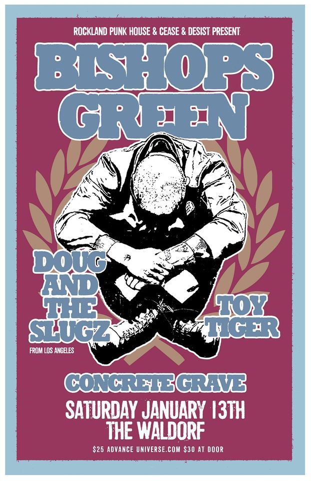 Green w/ Doug & the Slugz (LA), Toy Tiger & Concrete Grave