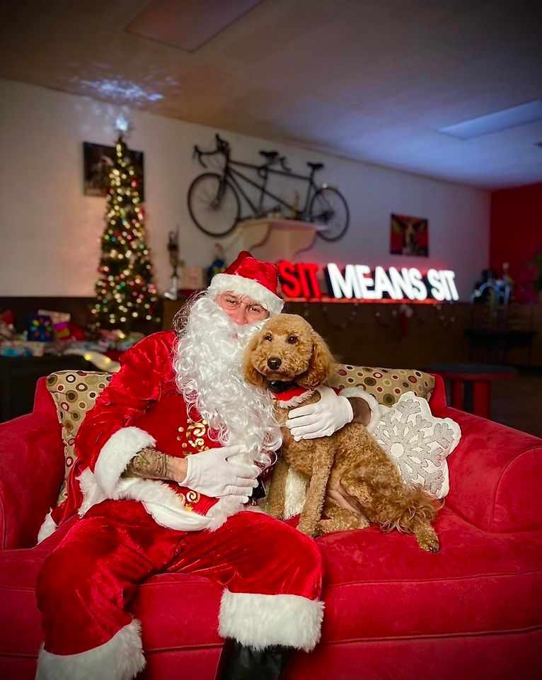 Pictures with Santa! , Sit Means Sit Dog Training OKC, Edmond, December