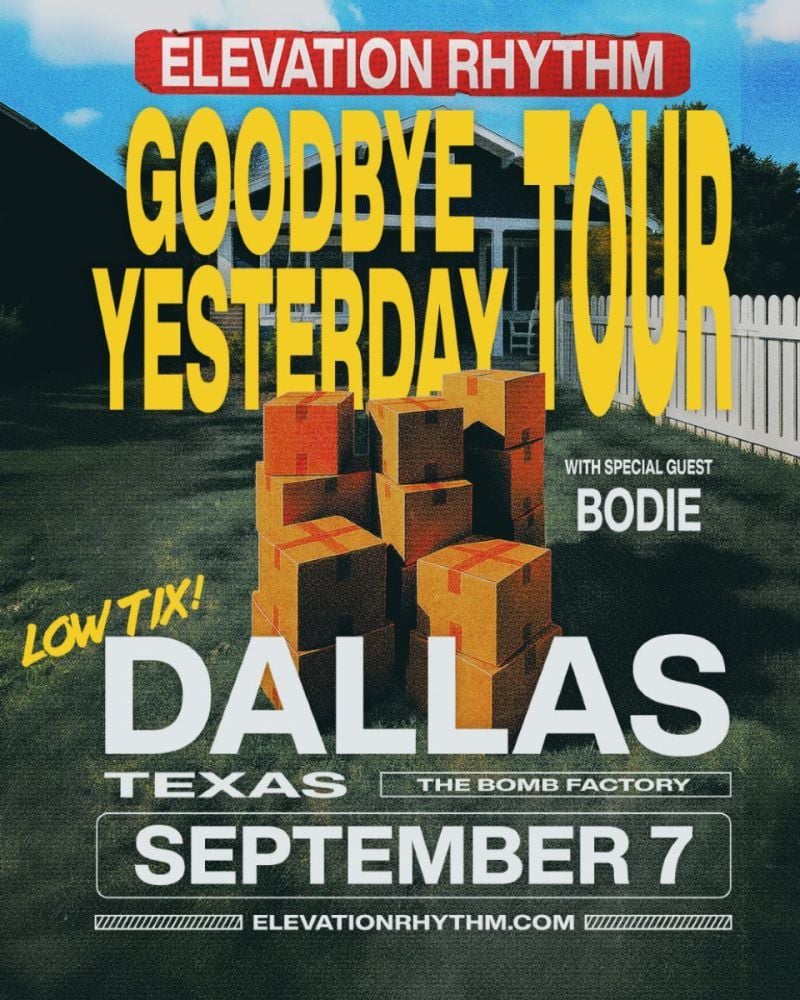 Elevation Rhythm at The Bomb Factory, 7 September | Event in Dallas | AllEvents