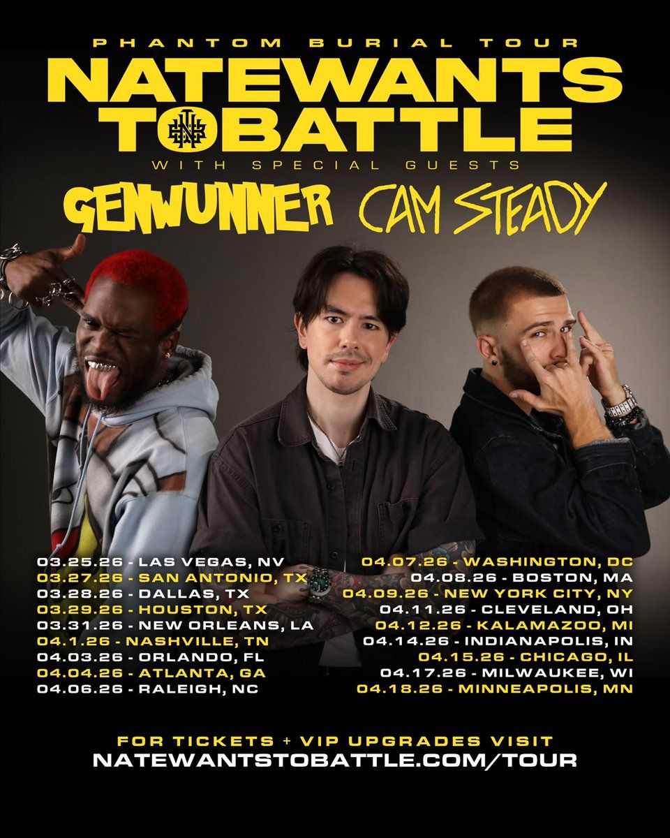 NateWantsToBattle 'Phantom Burial ' at Howlin Wolf, 31 March | Event in New Orleans | AllEvents