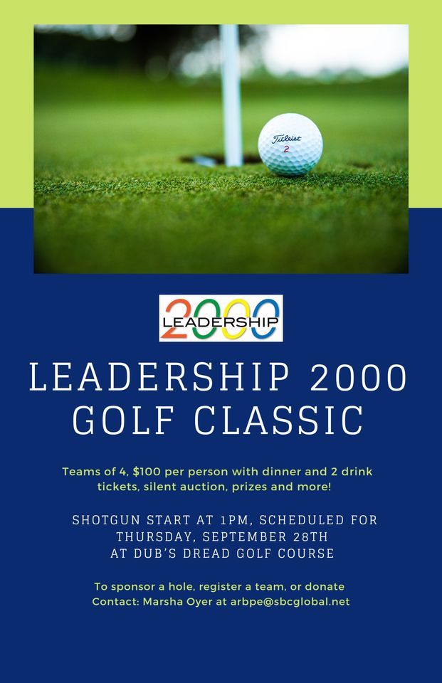 Leadership 2000 Golf Classic , Dub's Dread Golf Club, Farley, September