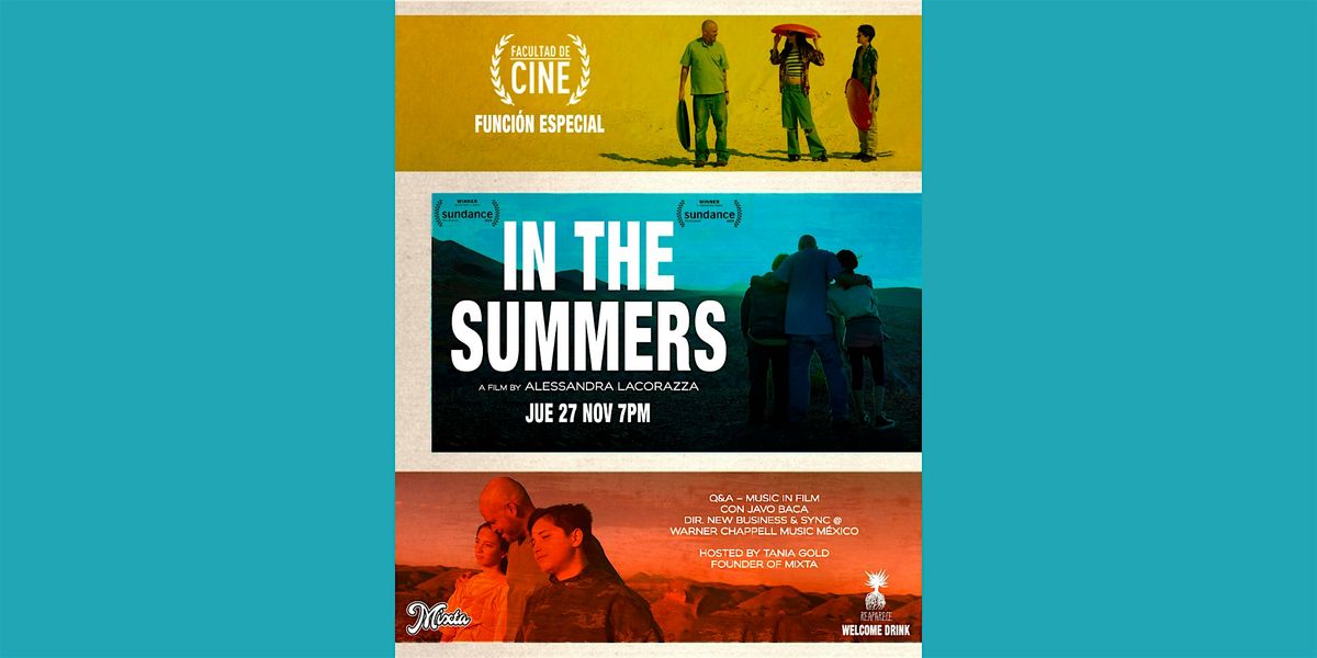 IN THE SUMMERS (starring Residente) · Función Especial + Music in Film Q&A, 27 November | Event in Ciudad de México