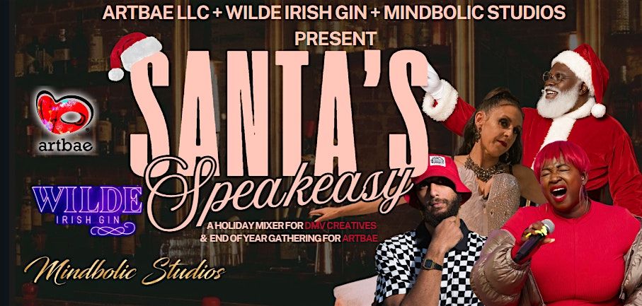 Santa’s Speakeasy: A Holiday Mixer for DMV Creatives at Hush Harbor, 14 December | Event in Washington | AllEvents