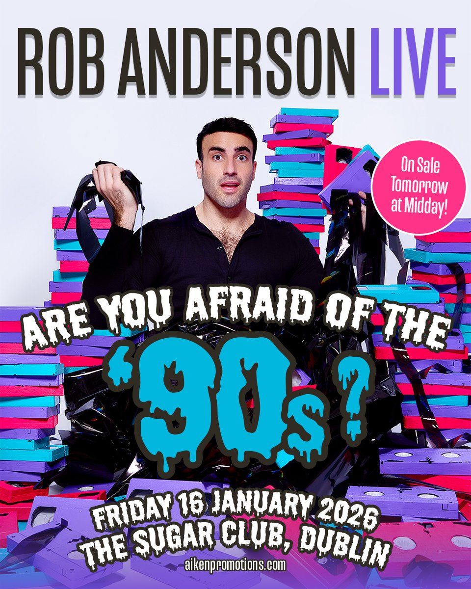 Rob Anderson - Are You Afraid of the 90s at Funny Bone - Orlando, 4 February | Event in Williamsburg | AllEvents