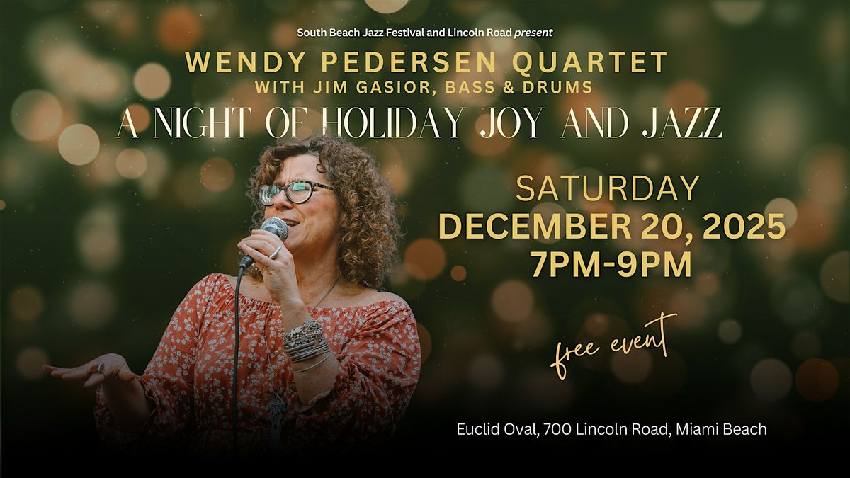 WEDNY PEDERSEN QUARTET, 20 December | Event in Miami Beach | AllEvents