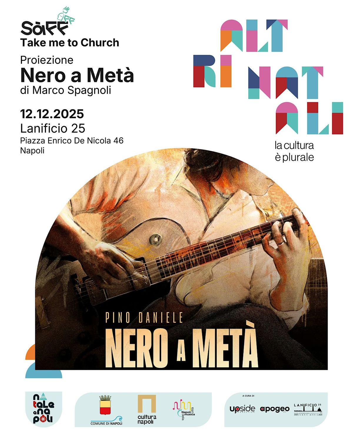 SàFF oFF - Proiezione & Talk: "Nero a Metà" di Marco Spagnoli, 12 December | Event in Napoli