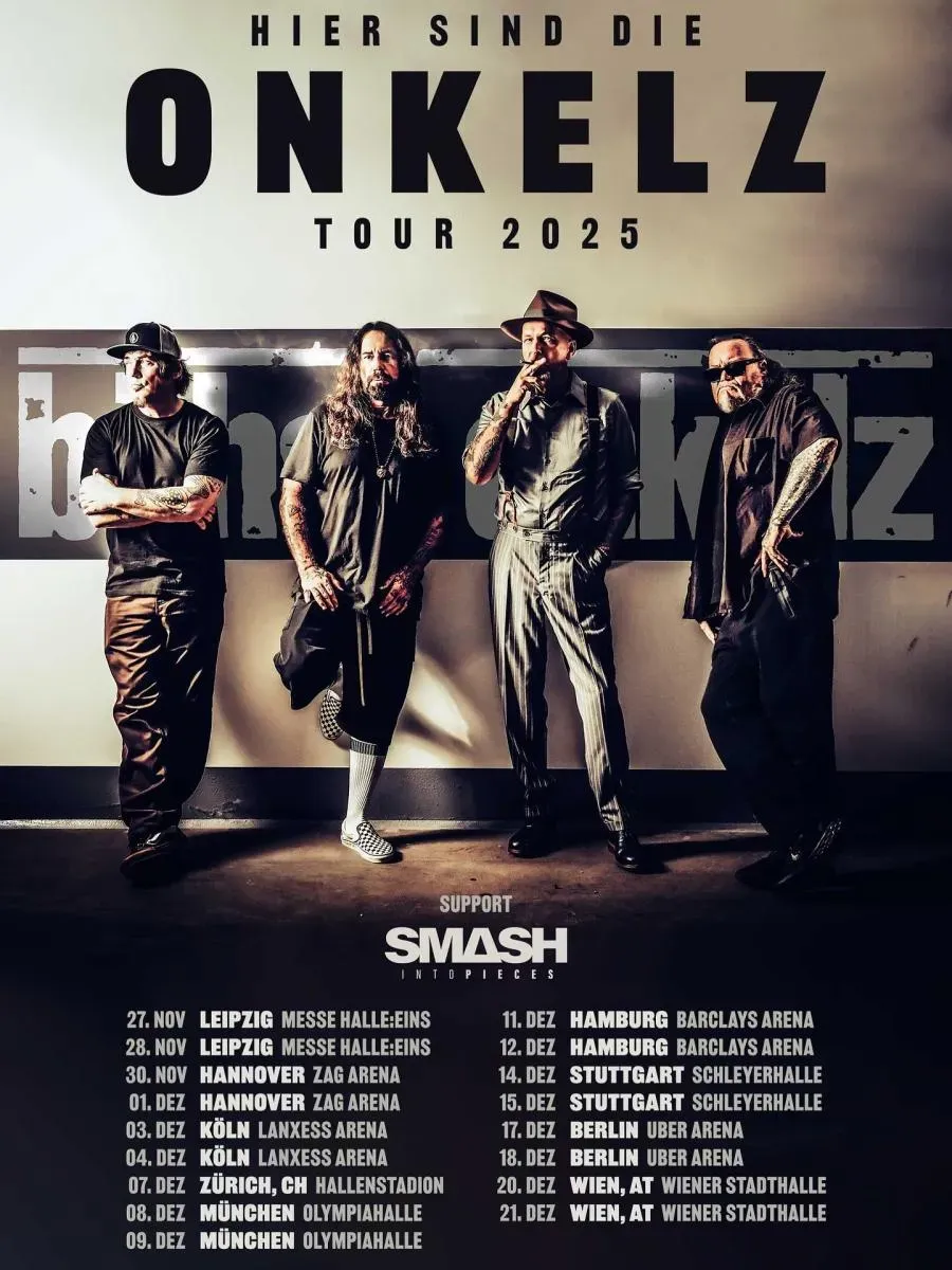 Bohse Onkelz at Lanxess Arena, 3 December | Event in Cologne | AllEvents