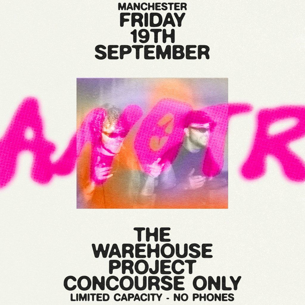 ANOTR - Concourse Only, 19 September | Event in Manchester | AllEvents