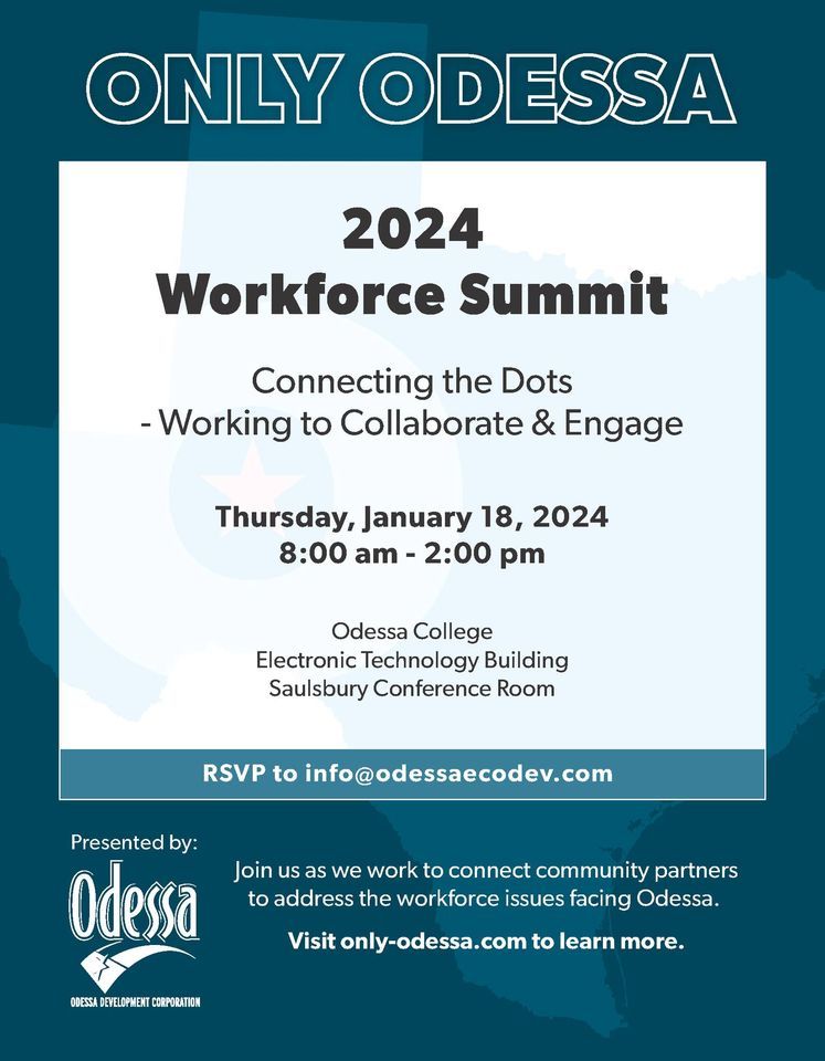 Odessa Workforce Summit Connecting the Dots, Odessa College Electronic