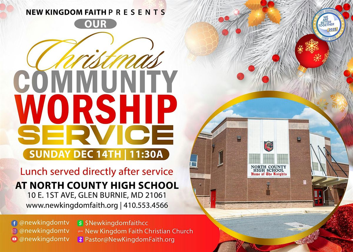 Christmas Community Worship Service, 14 December | Event in Glen Burnie | AllEvents