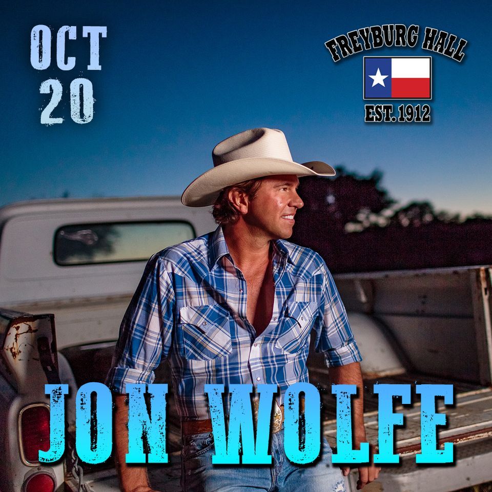 Jon Wolfe, Freyburg Hall, Schulenburg, October 20 2023 AllEvents.in