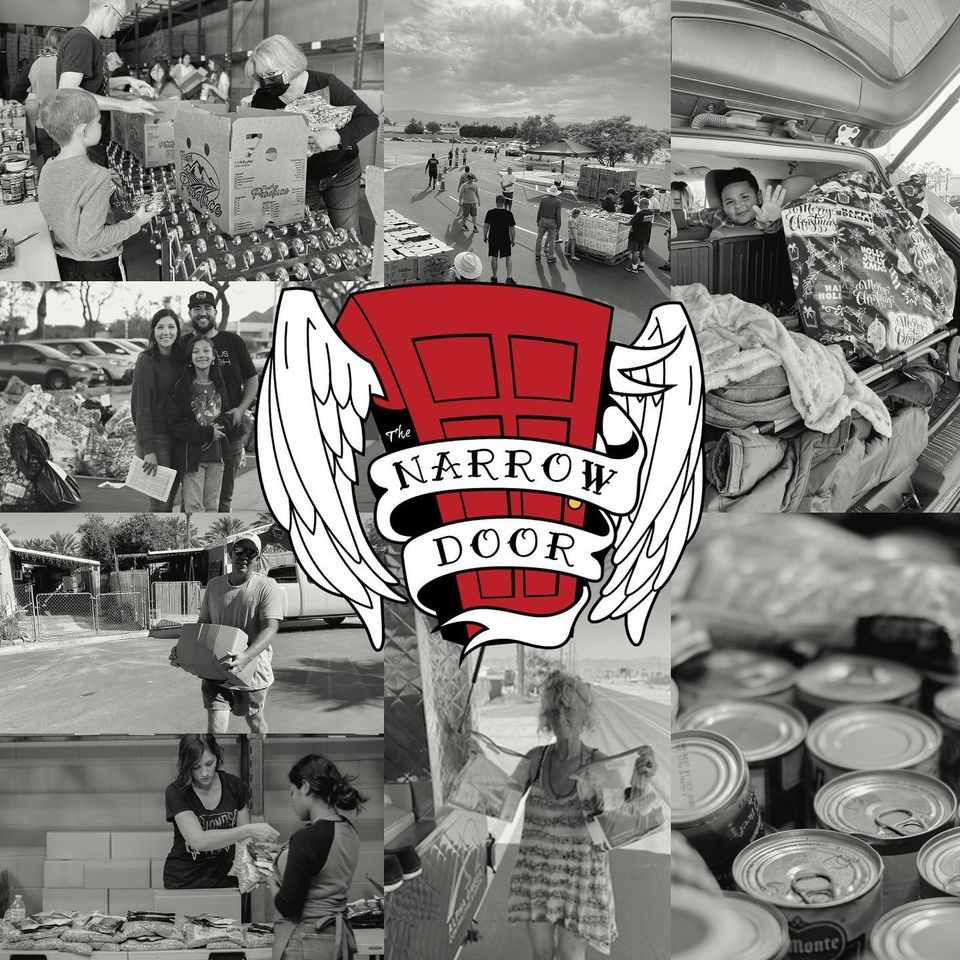 Community Food Distribution , The Narrow Door, Indio, December 9 2023