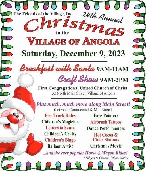 24th Annual Christmas in the Village of Angola, Main St, Angola NY, 9