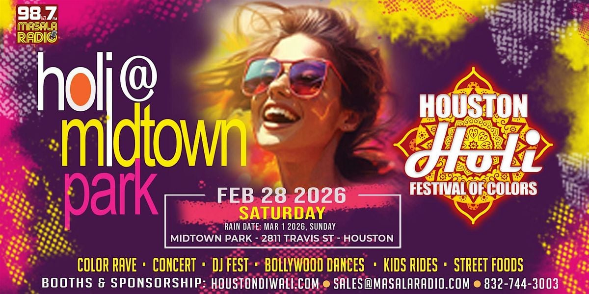 Houston Holi — Festival of Colors 2026