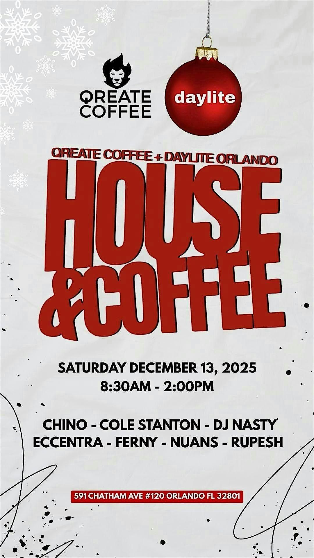 Daylite Orlando's House & Coffee Party - Dec 13, 13 December | Event in Orlando | AllEvents