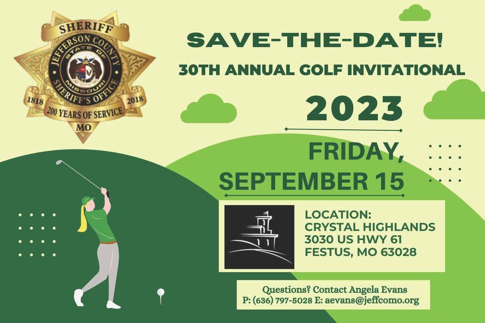 30th Annual Jefferson County Sheriffs Office Golf Invitational, Crystal Highlands Golf Course