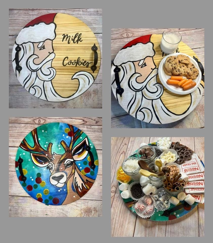 Its a Charcuterie Board Paint Party!, El Patron tacos & tequila