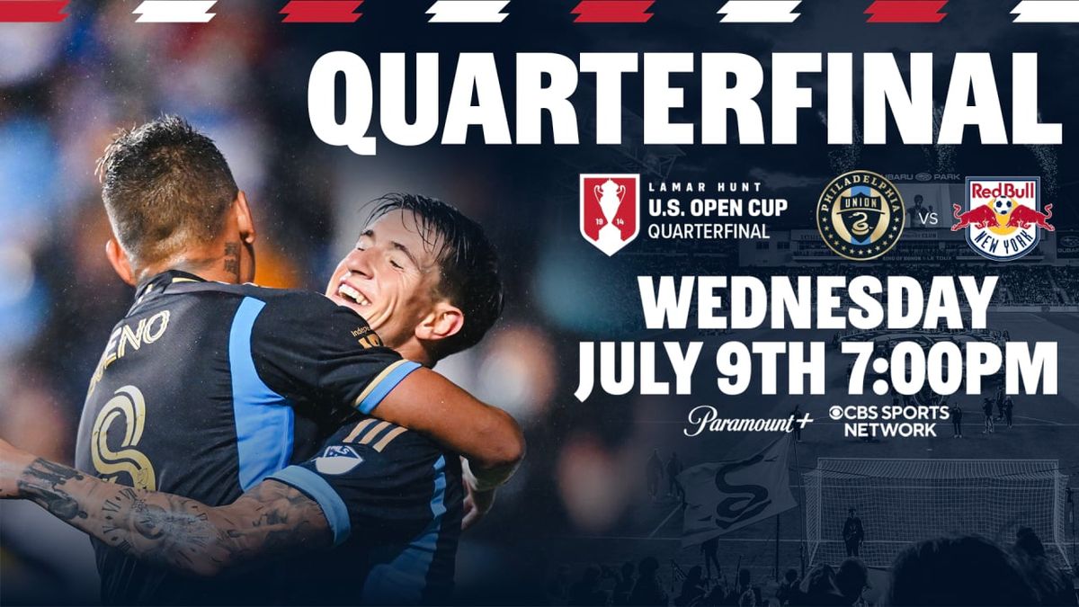 US Open Cup: New York Red Bulls at Philadelphia Union (Quarterfinal), 9 July | Event in Chester | AllEvents