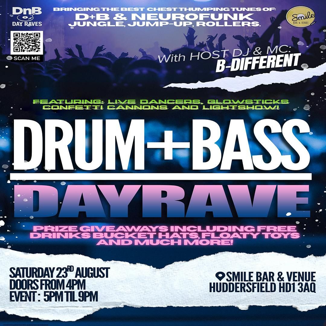 🔥 DnB Day Rave – Huddersfield’s Ultimate Drum &amp; Bass-Driven Day Party! 🔥, 23 August | AllEvents