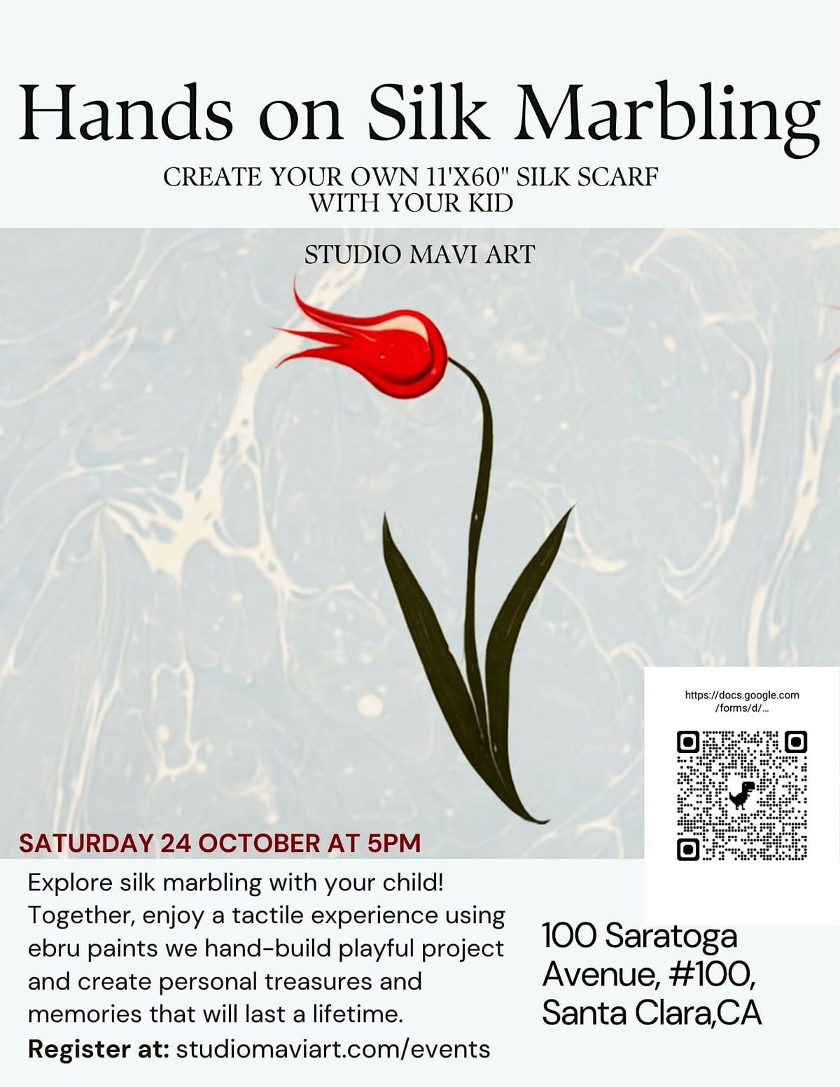 Hands-on Silk Marbling Parent & Child Experience